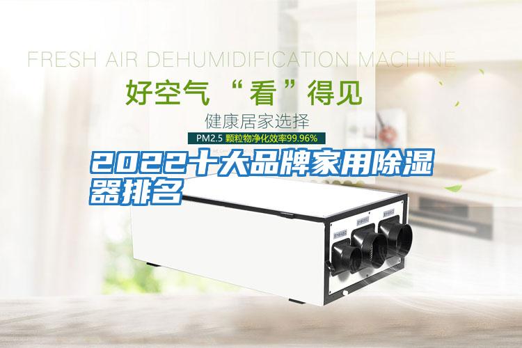 2022十大品牌家用除濕器排名