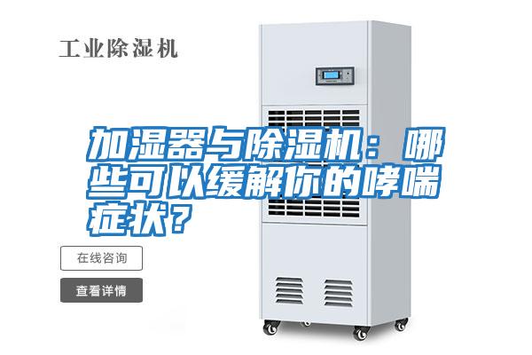 加濕器與除濕機：哪些可以緩解你的哮喘癥狀？