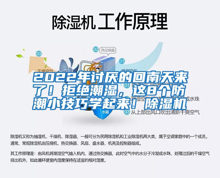 2022年討厭的回南天來了！拒絕潮濕，這8個(gè)防潮小技巧學(xué)起來！除濕機(jī)