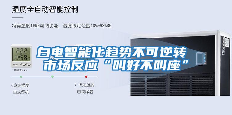 白電智能化趨勢不可逆轉(zhuǎn) 市場反應(yīng)“叫好不叫座”