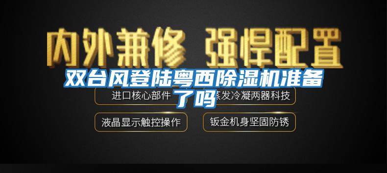 雙臺風(fēng)登陸粵西除濕機準(zhǔn)備了嗎