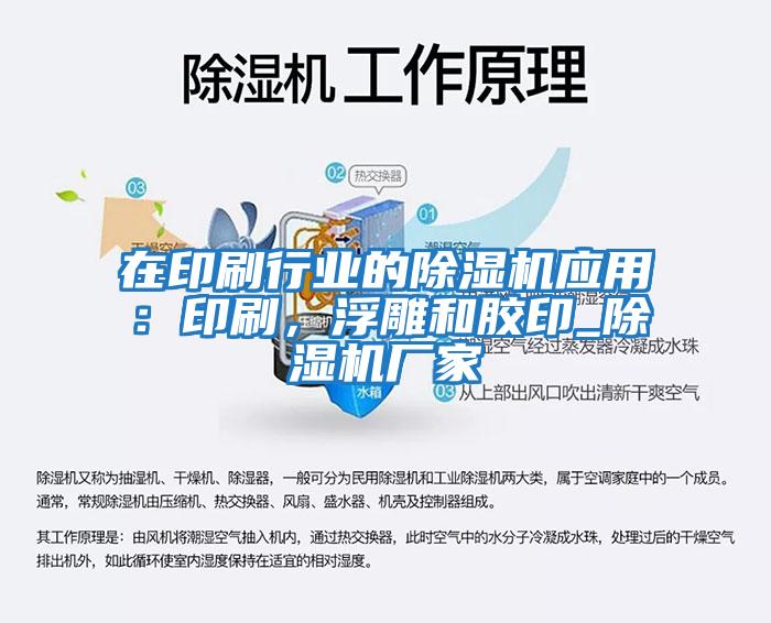 在印刷行業(yè)的除濕機應(yīng)用：印刷，浮雕和膠印_除濕機廠家