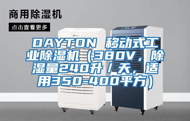 DAYTON 移動(dòng)式工業(yè)除濕機(jī)（380V，除濕量240升／天，適用350-400平方）