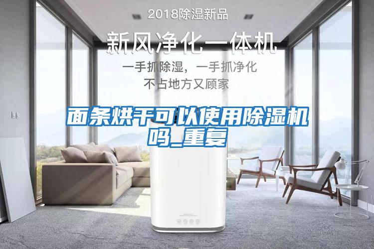 面條烘干可以使用除濕機嗎_重復