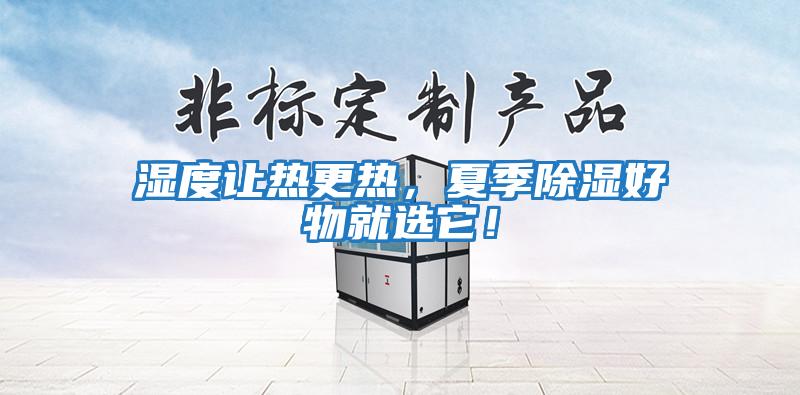 濕度讓熱更熱，夏季除濕好物就選它！