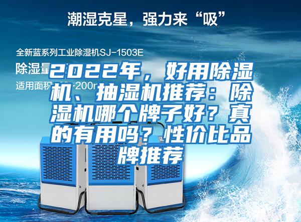 2022年，好用除濕機、抽濕機推薦：除濕機哪個牌子好？真的有用嗎？性價比品牌推薦