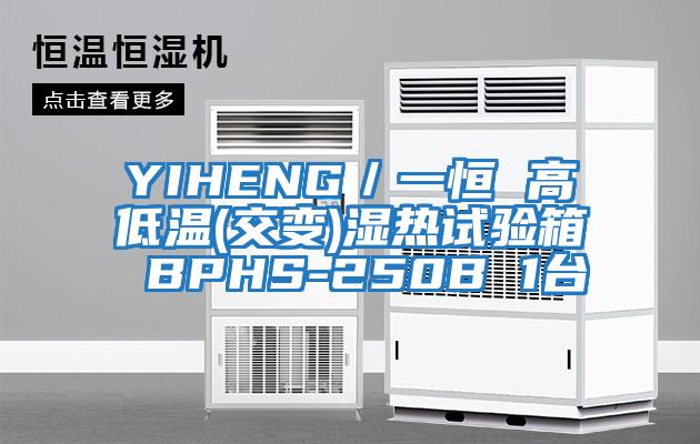 YIHENG／一恒 高低溫(交變)濕熱試驗(yàn)箱 BPHS-250B 1臺(tái)