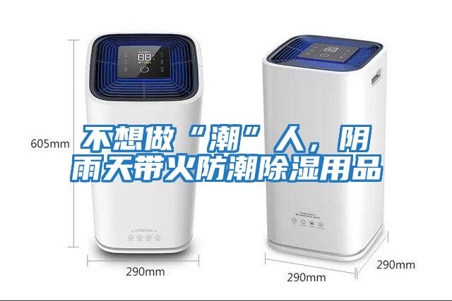 不想做“潮”人，陰雨天帶火防潮除濕用品