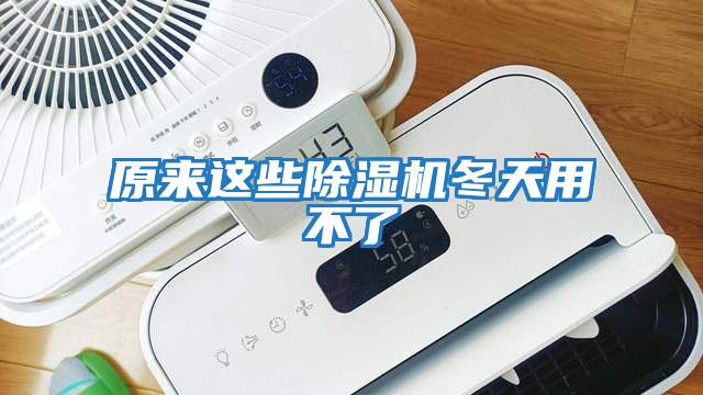 原來這些除濕機冬天用不了