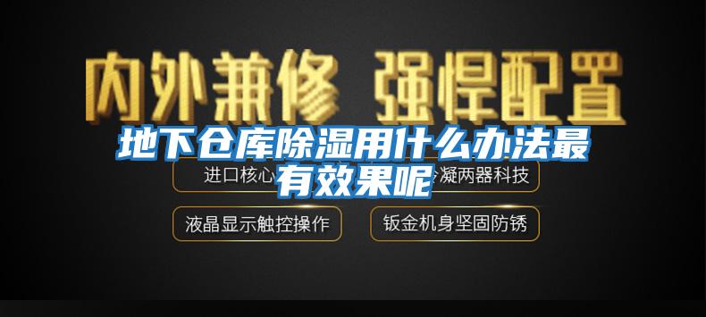 地下倉庫除濕用什么辦法最有效果呢