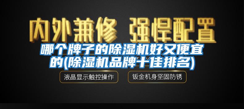 哪個(gè)牌子的除濕機(jī)好又便宜的(除濕機(jī)品牌十佳排名)