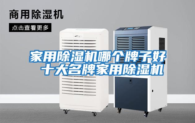 家用除濕機哪個牌子好 十大名牌家用除濕機