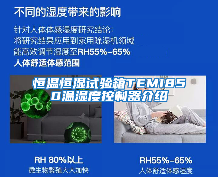 恒溫恒濕試驗箱TEMI850溫濕度控制器介紹