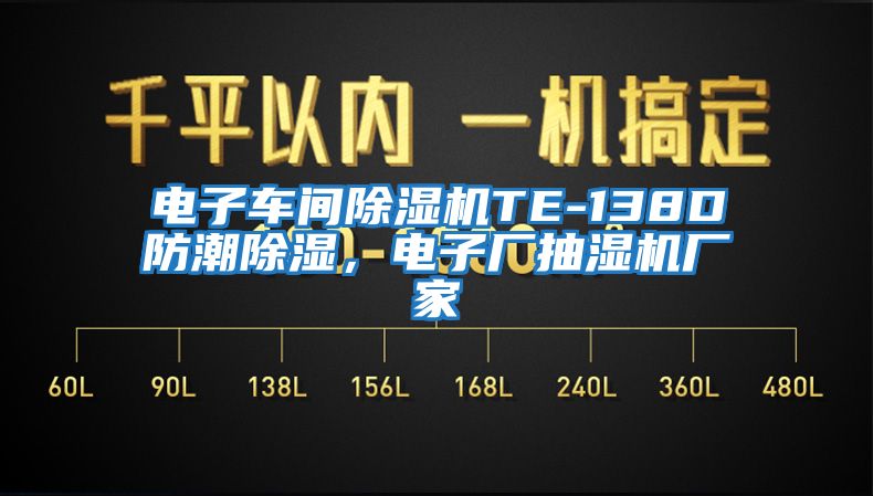 電子車間除濕機TE-138D防潮除濕，電子廠抽濕機廠家