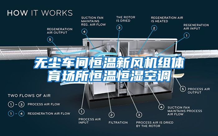 無塵車間恒溫新風機組體育場所恒溫恒濕空調