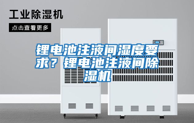 鋰電池注液間濕度要求？鋰電池注液間除濕機(jī)