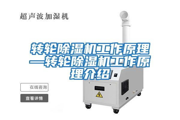 轉輪除濕機工作原理—轉輪除濕機工作原理介紹