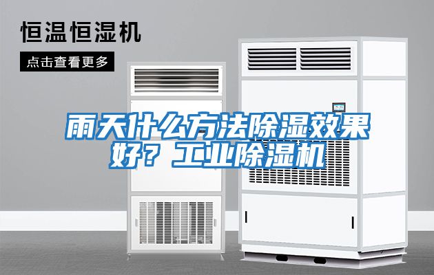 雨天什么方法除濕效果好？工業(yè)除濕機